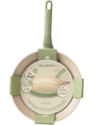 BergHOFF Bratpfanne "Balance" in Creme/ Grün - Ø 28 cm