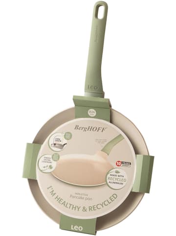 BergHOFF Pfannkuchenpfanne "Balance" in Creme/ Grün - Ø 26 cm