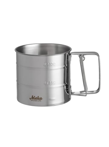 Maku Edelstahl-Mehlsieb - (H)10 cm