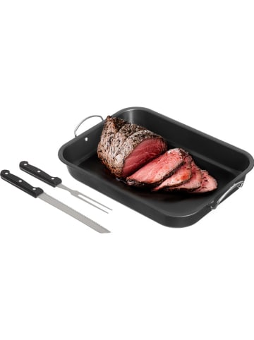 Maku 3-delige set: ovenschalen zwart