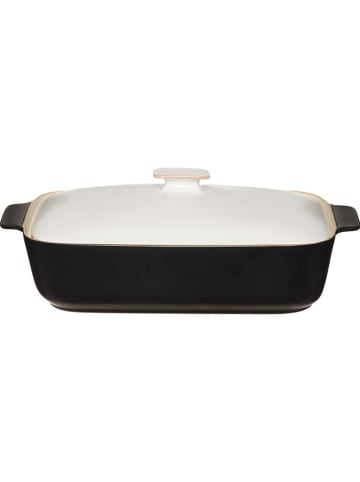 Maku 2-delige deksel: ovenvorm met deksel zwart/wit - (L)36 x (B)21,5 cm