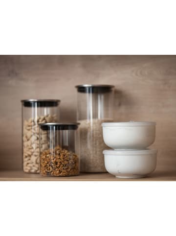 Maku Vorratsglas in Transparent/ Silber - 1,55 l