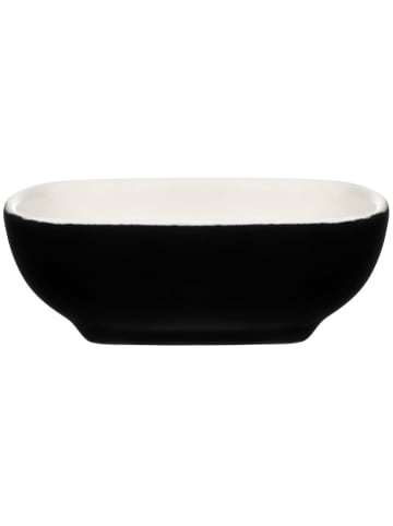 Maku 4-delige set: dipschalen zwart/wit - (H)8,5 cm
