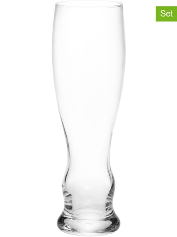Maku 2er-Set: Biergläser in Transparent - 500 ml