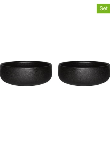 Maku 2er-Set: Schalen in Schwarz - Ø 14,5 cm