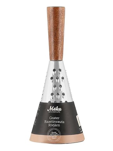 Maku Rasp zilverkleurig/lichtbruin - (H)28 cm