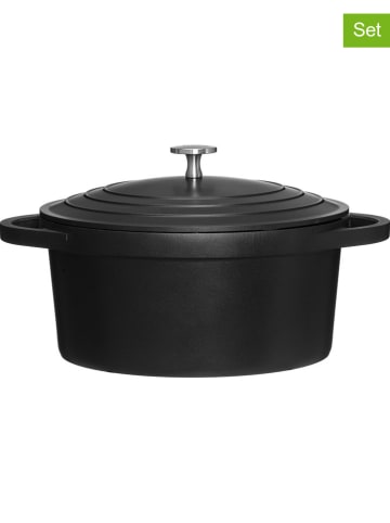 Maku 2tlg. Set: Bräter in Schwarz - Ø 24 cm