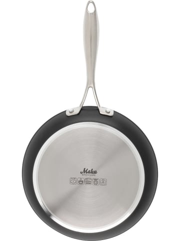 Maku Braadpan zwart/zilverkleurig - Ø 24 cm