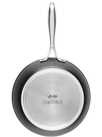 Maku 2-delige set: braadpan met deksel zwart/zilverkleurig - Ø 26 cm