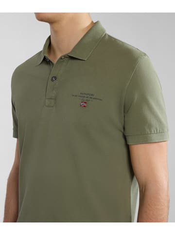 Napapijri Poloshirt in Khaki