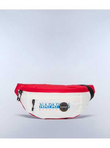 Napapijri Gürteltasche in Weiß/ Rot