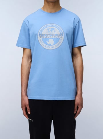 Napapijri Shirt in Hellblau