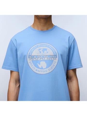 Napapijri Shirt in Hellblau