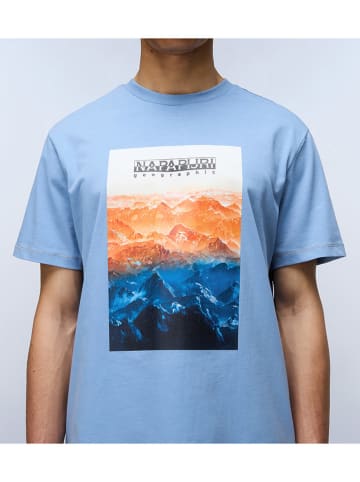 Napapijri Shirt in Hellblau