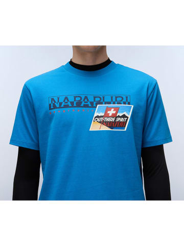 Napapijri Shirt in Blau