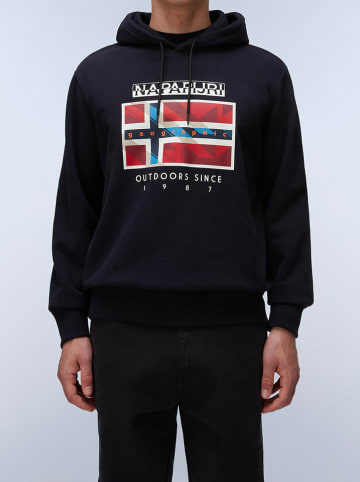 Napapijri Hoodie in Schwarz