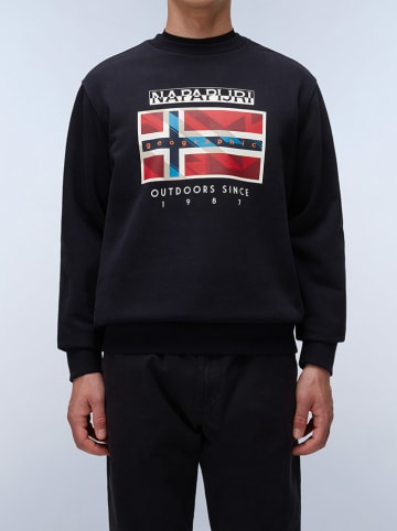 Napapijri Sweatshirt in Schwarz