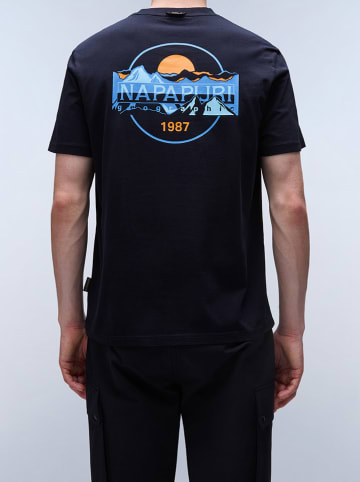 Napapijri Shirt in Schwarz