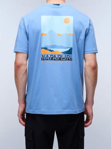 Napapijri Shirt in Hellblau