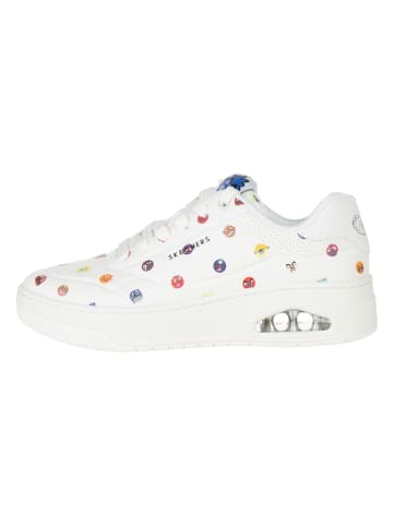 Skechers Sneakersy "Uno Court" w kolorze białym ze wzorem