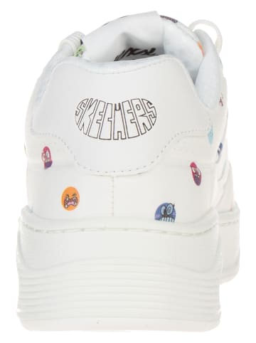 Skechers Sneakersy "Uno Court" w kolorze białym ze wzorem