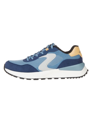 Skechers Leder-Sneakers "Fury Fury" in Hellblau/ Dunkelblau
