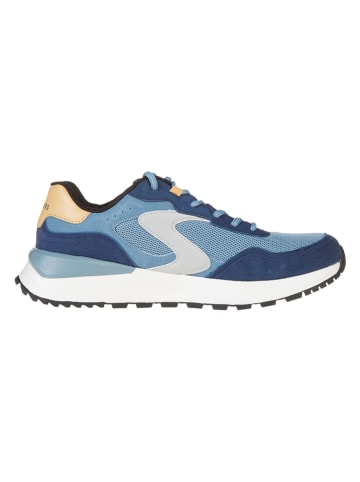 Skechers Leder-Sneakers "Fury Fury" in Hellblau/ Dunkelblau