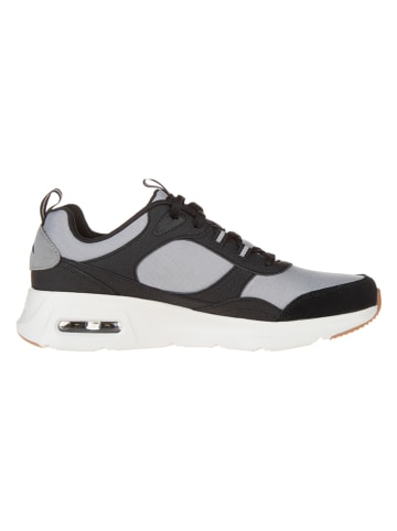 Skechers Leder-Sneakers "Air Court Yatton" in Grau/ Schwarz