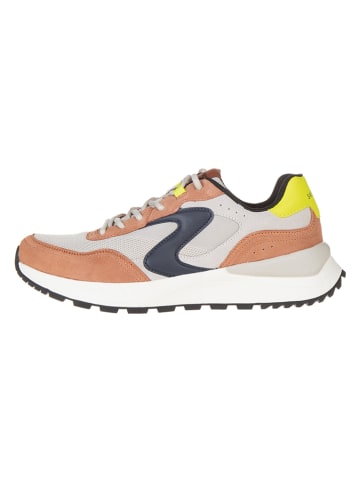 Skechers Leder-Sneakers "Fury Fury" in Hellbraun/ Grau