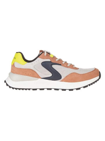 Skechers Leder-Sneakers "Fury Fury" in Hellbraun/ Grau