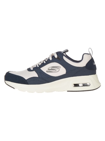 Skechers Skórzane sneakersy "Air Court Yatton" w kolorze granatowo-białym