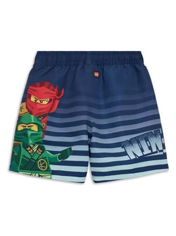 LEGO Szorty kąpielowe w kolorze niebieskim ze wzorem