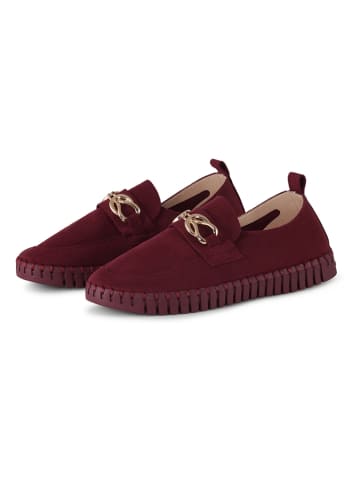 Ilse Jacobsen Mocassins rood