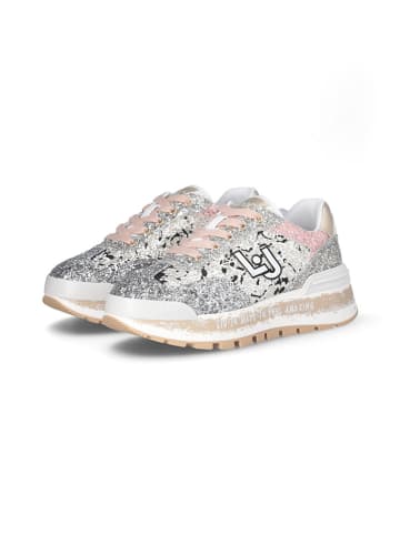Liu Jo Sneakersy w kolorze srebrno-jasnoróżowo-czarnym