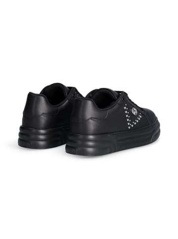 Liu Jo Skórzane sneakersy w kolorze czarnym