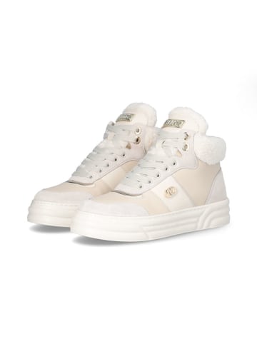 Liu Jo Leder-Sneakers in Beige
