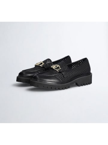 Liu Jo Leren mocassins zwart