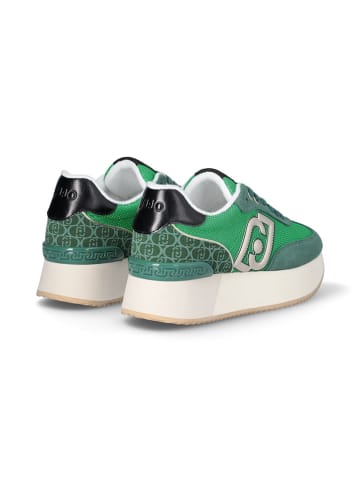 Liu Jo Leder-Sneakers in Grün