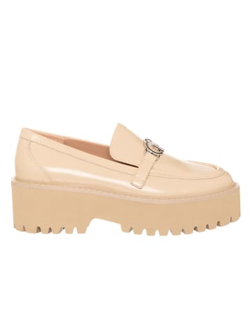 Liu Jo Leren mocassins beige
