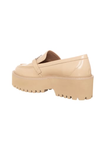 Liu Jo Leder-Mokassins in Beige