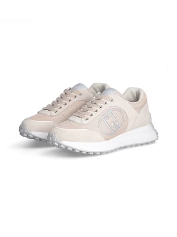 Liu Jo Leder-Sneakers in Beige