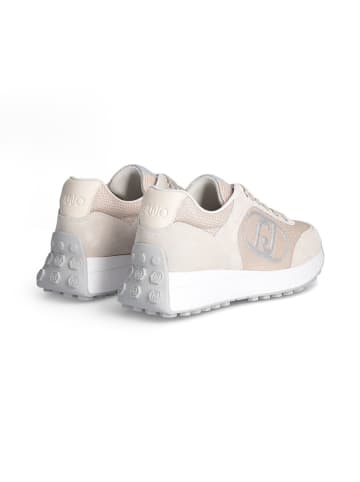 Liu Jo Leder-Sneakers in Beige