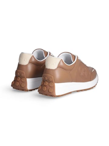 Liu Jo Leren sneakers lichtbruin