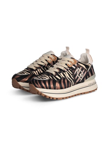 Liu Jo Leren sneakers beige/bruin