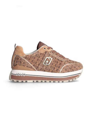 Liu Jo Leren sneakers lichtbruin