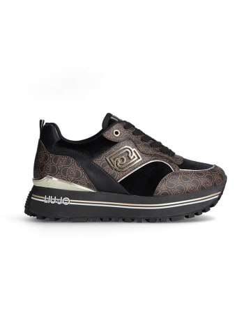 Liu Jo Sneakersy w kolorze złoto-czarno-brązowym