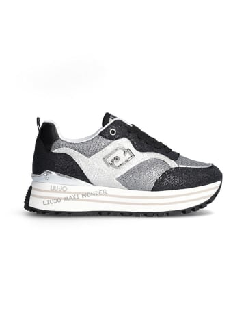 Liu Jo Sneakers in Schwarz/ Silber