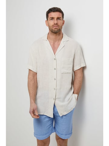 Rodier Lin Leinen-Hemd in Creme