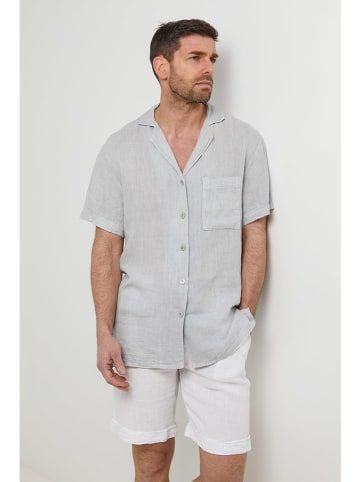 Rodier Lin Linnen blouse lichtgrijs