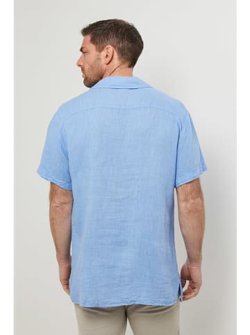 Rodier Lin Leinen-Hemd in Hellblau